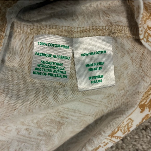 Lilly Pulitzer Beige and White Palm Print Midi Dress - Picture 5 of 7